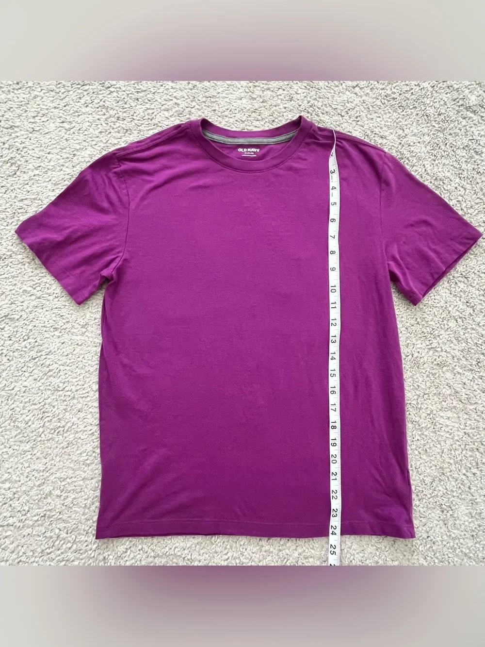 Old Navy Boys Short Sleeve Tee - Bright Magenta